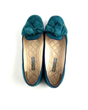 Prada velvet ballerinas