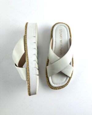 Stuart Weitzman platforms slippers