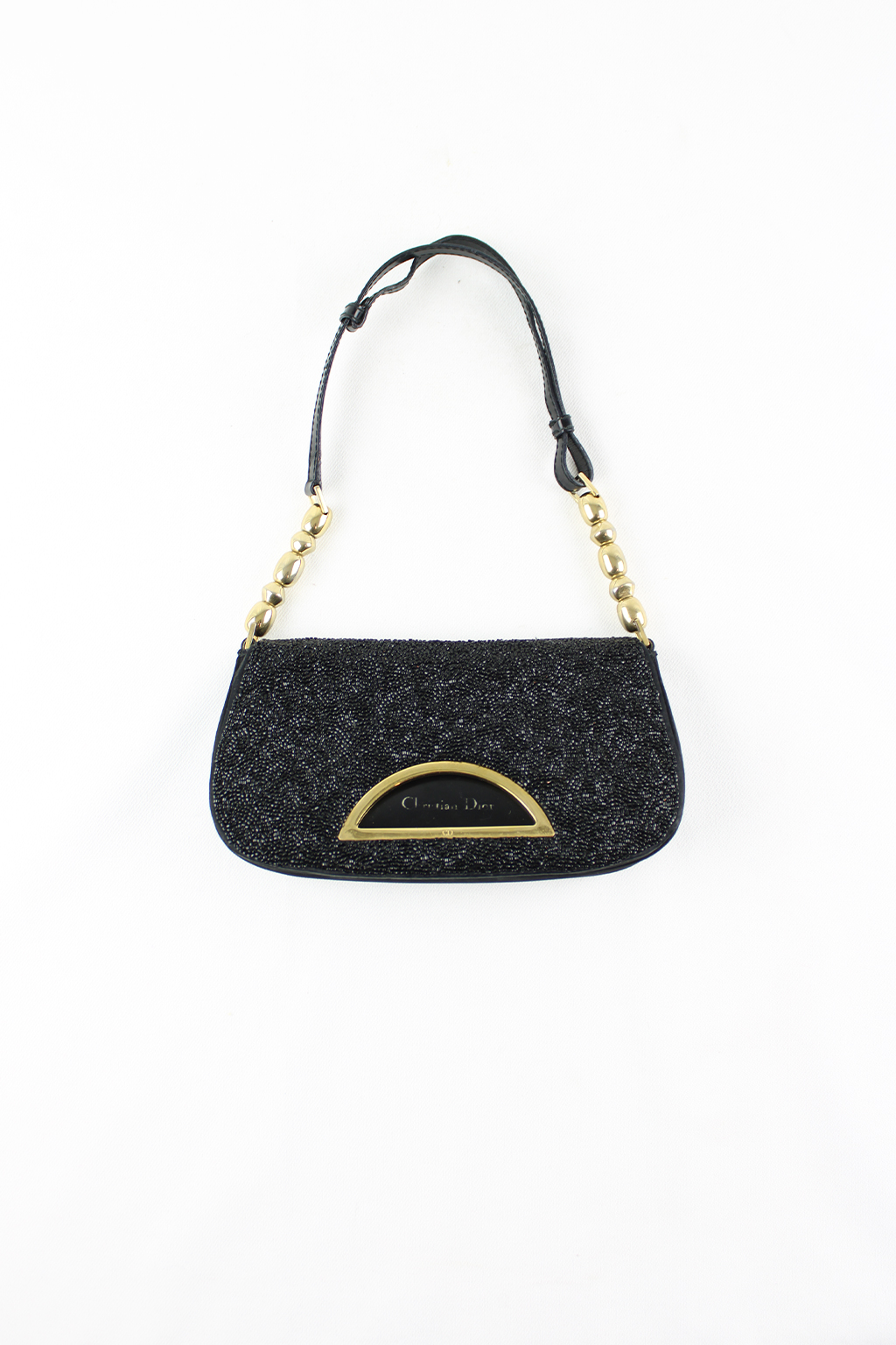 Christian Dior Malice small black beaded bag Christian Dior Malice small black beaded bag