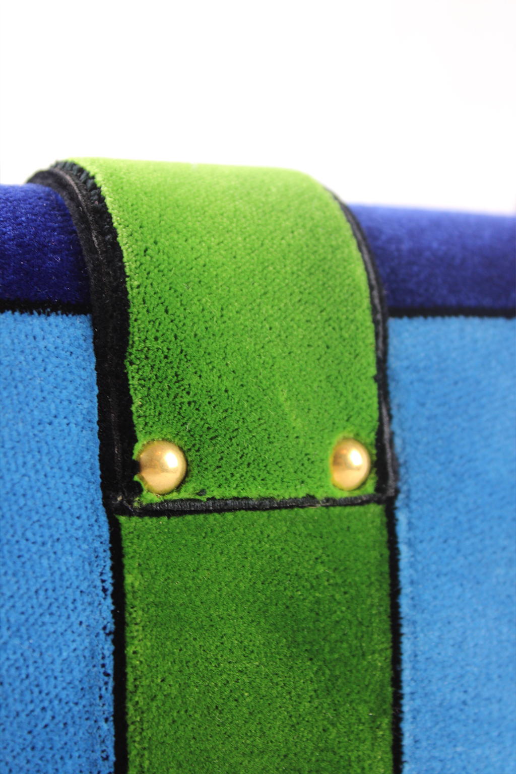 Prada tas blauw en groen en geel_11